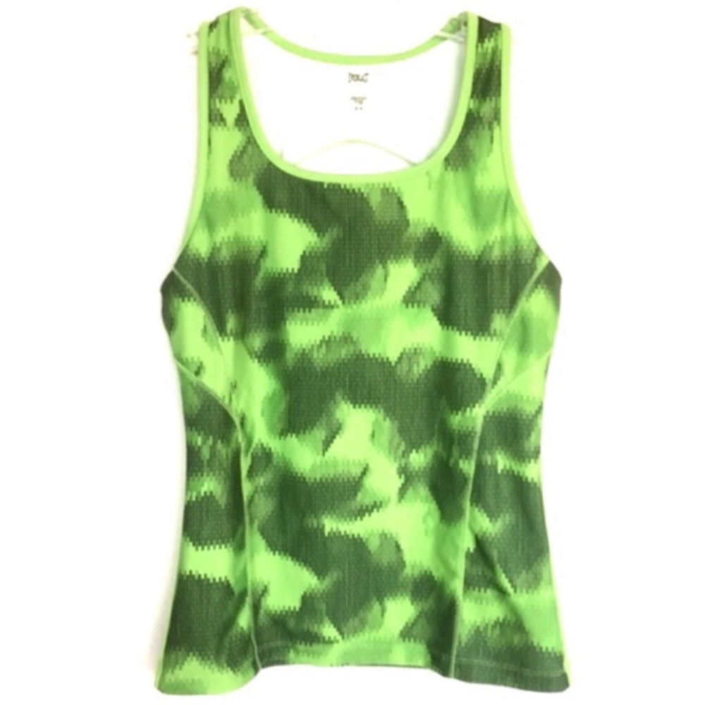 Everlast Green Sleeveless Athletic Tank Top Medium